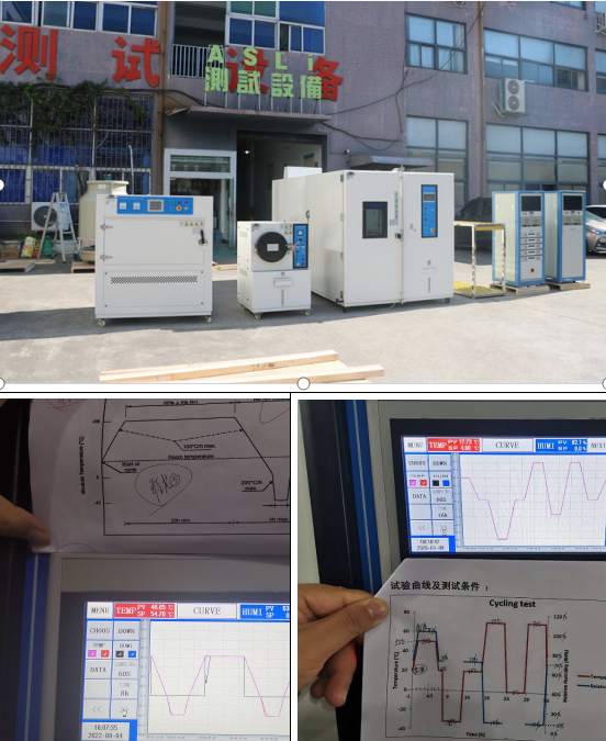 IEC61215/UL1703 PV modules climatic aging test/DH CL HF test chamber