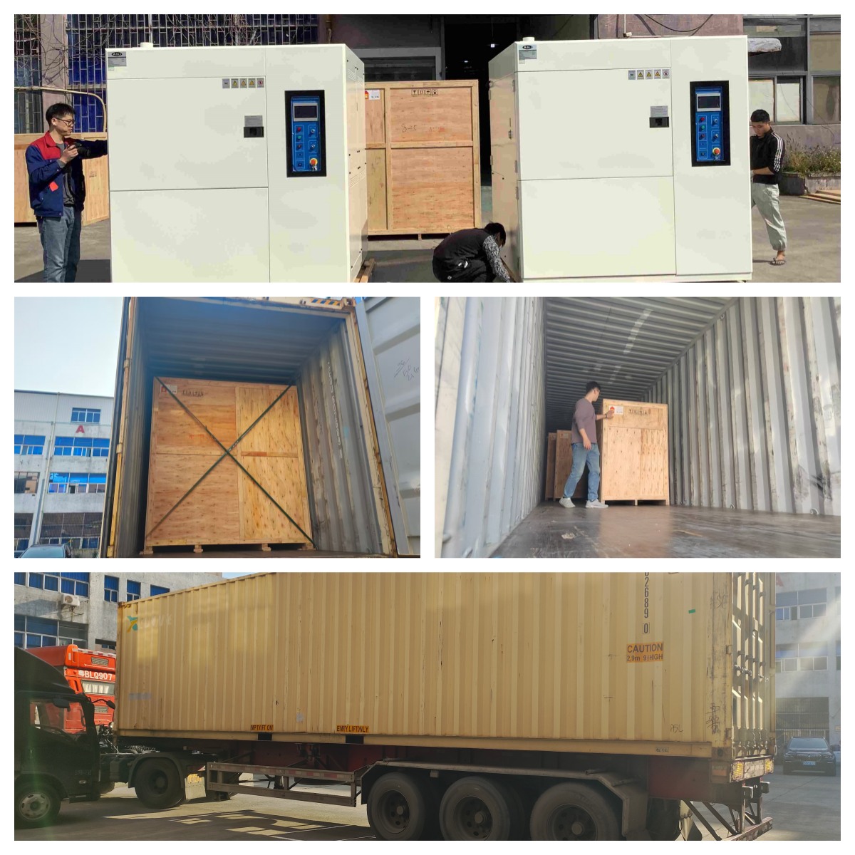 Bulk Shipment of Rapid Temperature Test Chambers