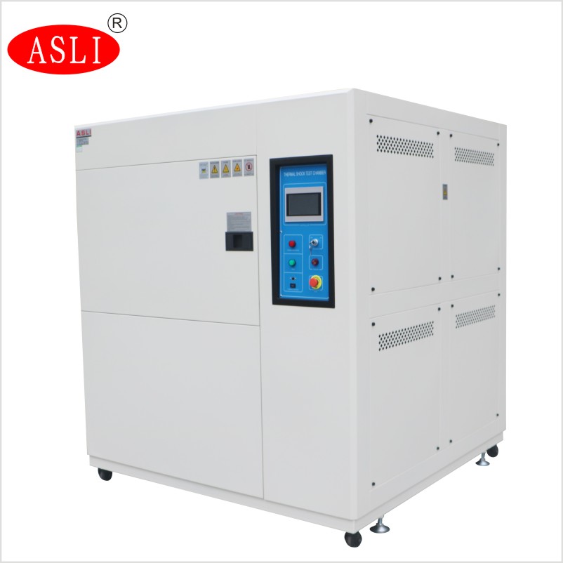 Description of the hot and cold shock test chamber
