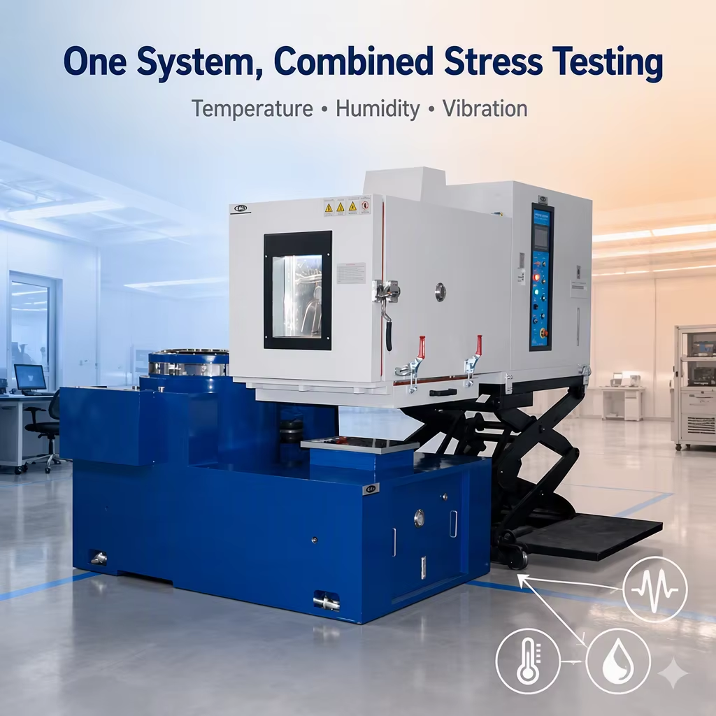 ISO 16750-3 Temperature Humidity Combined Vibration Test System